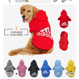 アディダス(adidas)のアディドッグ　ドッグウェア　レッド✖︎ブラック(犬)