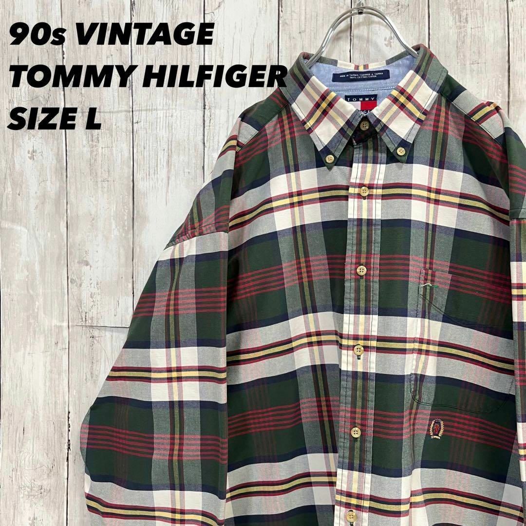 TOMMY HILFIGER - 90sヴィンテージ古着 トミーヒルフィガー 長袖