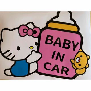 ハローキティ　baby in car(車内アクセサリ)