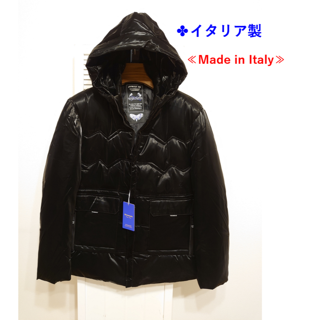 新品札付 2XL✦イタリー高級ダックダウン Emmauela  定価8万 男女兼XXL52実寸