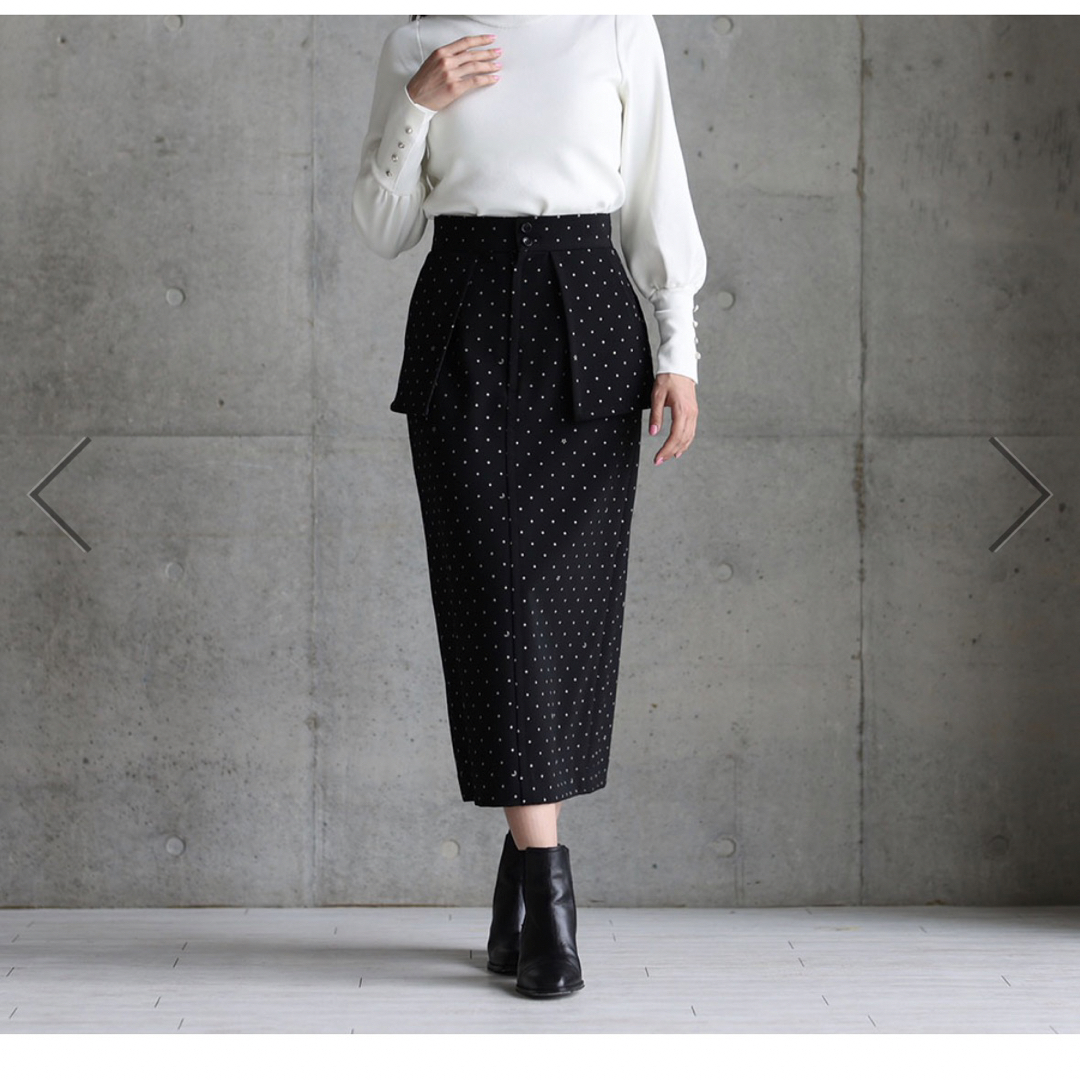 23AW【限定値下】CHONO stella dot straight skirt