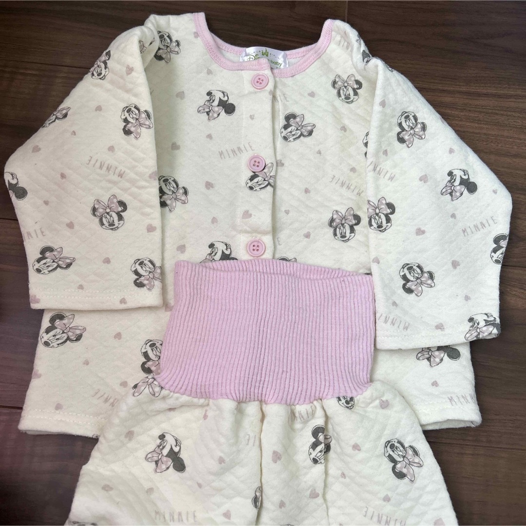 ミニーちゃん　パジャマ キッズ/ベビー/マタニティのキッズ服女の子用(90cm~)(パジャマ)の商品写真