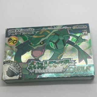 ニンテンドウ(任天堂)の【中古ゲームボーイアドバンス ソフト】『ポケットモン エメラルド』 美品(携帯用ゲームソフト)