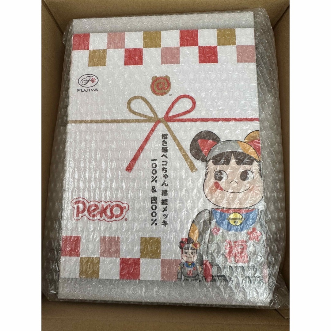 販売 BE@RBRICK ペコちゃん 招き猫 福銀メッキ 100% & 400% 販売 BE@RBRICK ペコちゃん 招き猫 福銀メッキ 100% & 400%