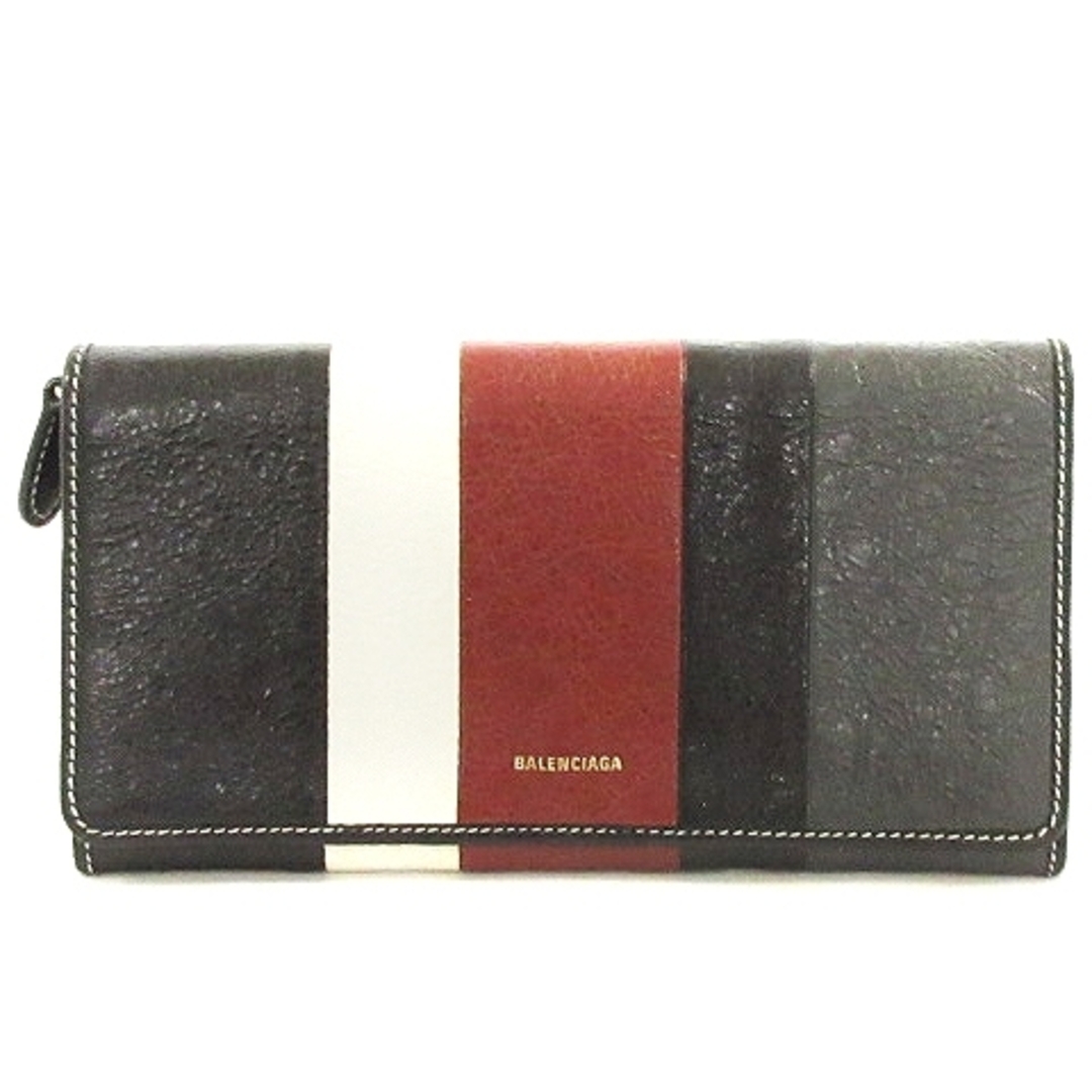Balenciaga - バレンシアガ 長財布 ウォレット ストライプ マルチ