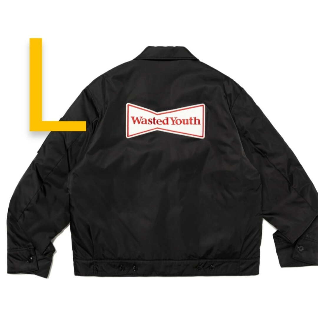 wasted youth COACH JACKET 黒 Mサイズwastedyouth