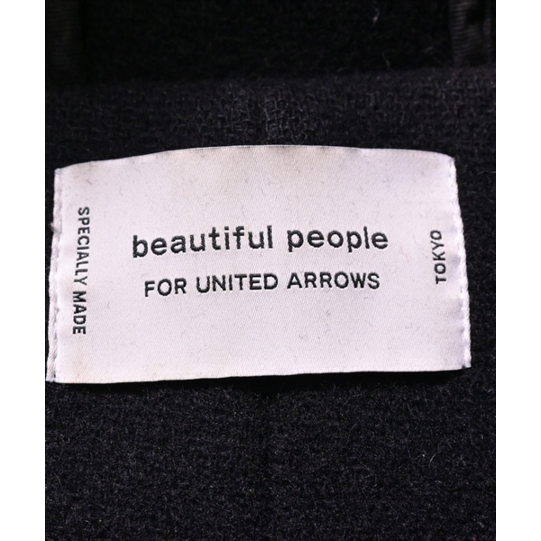 beautiful people(ビューティフルピープル)のbeautiful people ダッフルコート 150(M位) 黒 【古着】【中古】 レディースのジャケット/アウター(ダッフルコート)の商品写真