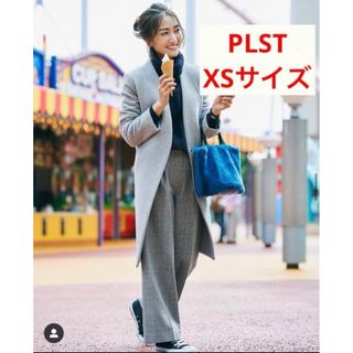 プラステ(PLST)のほぼ新品＊雑誌掲載 PLST＊ウォームリザーブワイドパンツ Q72(カジュアルパンツ)