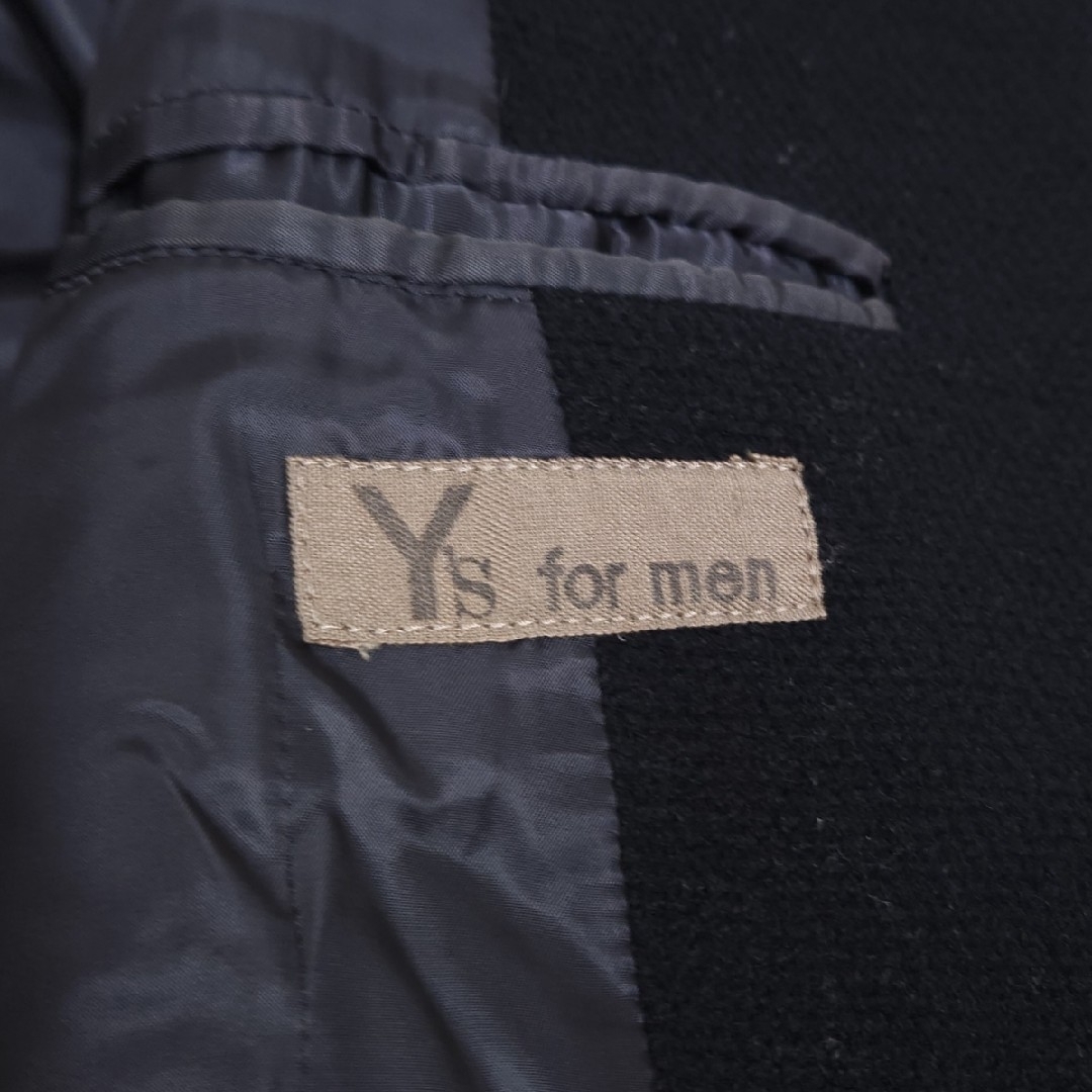 Yohji Yamamoto(ヨウジヤマモト)の【希少】Y's for men ダブル ウール チェスターコート 大きめ メンズのジャケット/アウター(チェスターコート)の商品写真