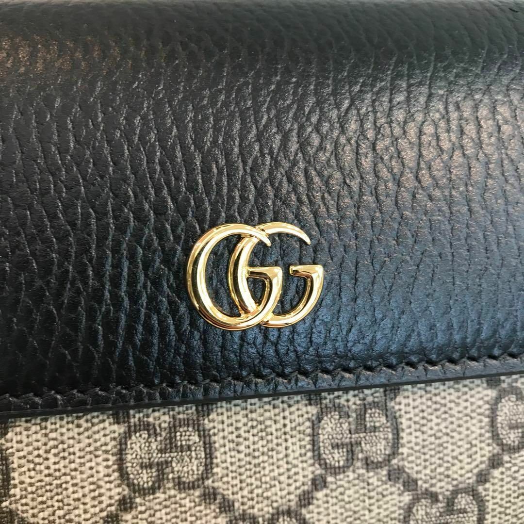 Gucci - ☆新品☆GUCCI GGマーモント レザー コンチネンタルウォレット