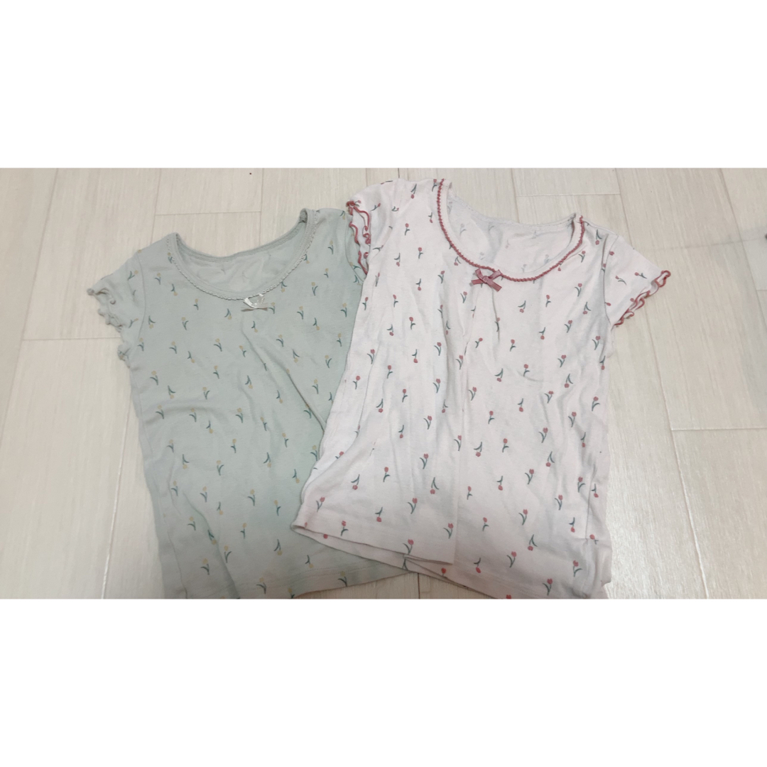 バースデイ(バースデイ)のバースデイ　半袖　インナー キッズ/ベビー/マタニティのキッズ服女の子用(90cm~)(下着)の商品写真