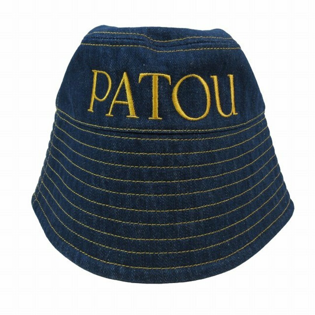 美品 パトゥ PATOU オーガニックコットン デニム製 バケットハット11cm頭周り