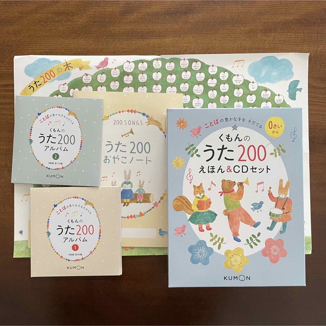 KUMON(クモン)のくもんのうた200アルバム エンタメ/ホビーのCD(キッズ/ファミリー)の商品写真