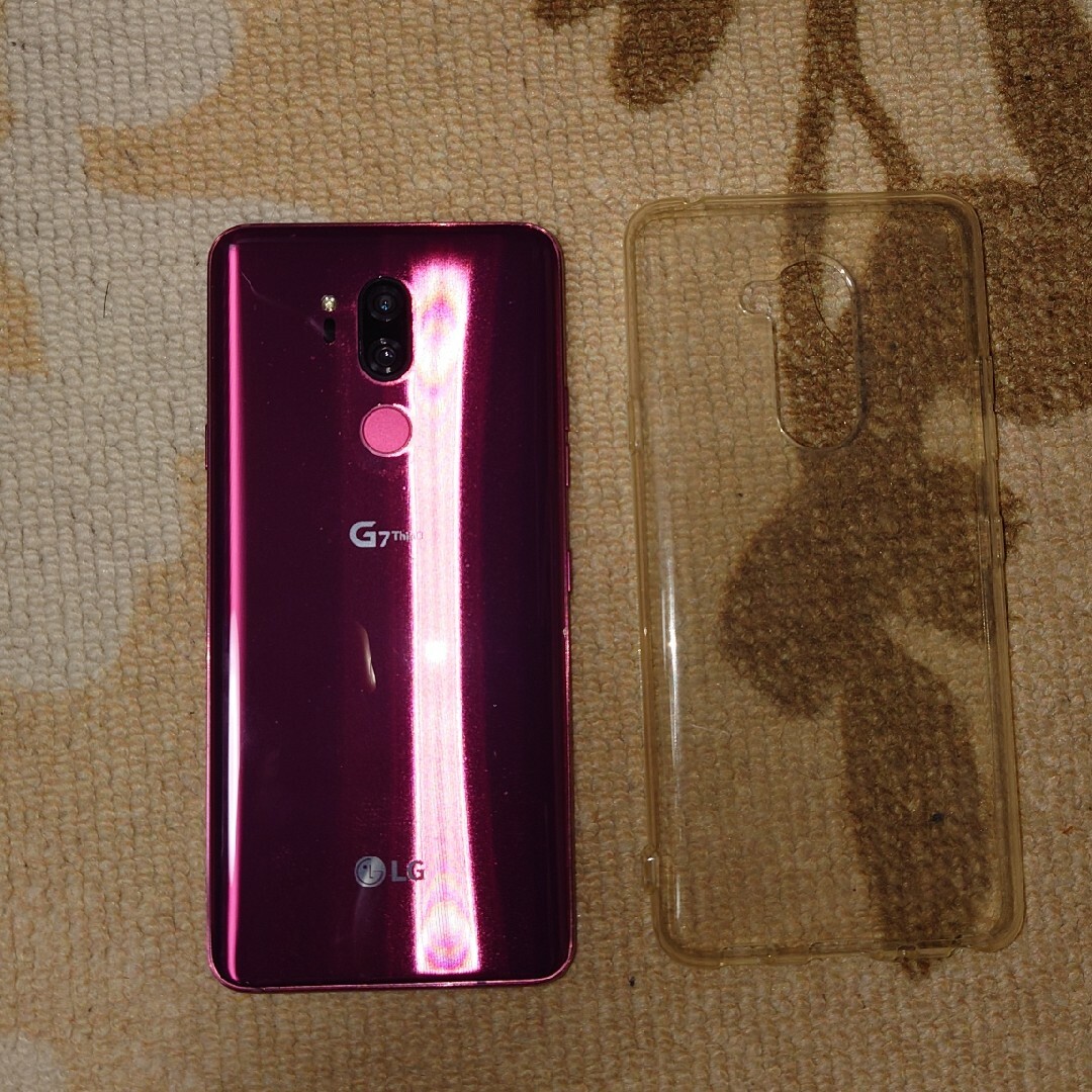 LG Electronics(エルジーエレクトロニクス)の【付属品完備】LG G7 ThinQ 4GB 64GB SIMフリー 赤 スマホ/家電/カメラのスマートフォン/携帯電話(スマートフォン本体)の商品写真