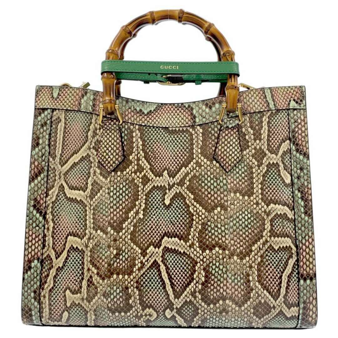 Gucci(グッチ)のグッチ トートバッグ ダイアナ ミディアム パイソン 678842 GUCCI 2wayショルダーバッグ レディースのバッグ(トートバッグ)の商品写真