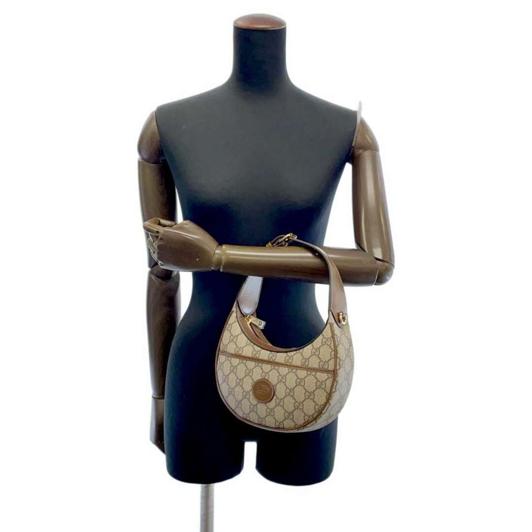 Gucci - グッチ ハンドバッグ ハーフムーンシェイプ ミニ GGスプリーム