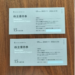 ユナイテッドアローズ 株主優待 優待券 割引券 チケット(ショッピング)