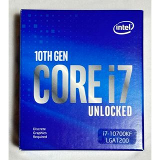 インテル(intel)のintel Core i7-10700KF BX8070110700KF(PCパーツ)