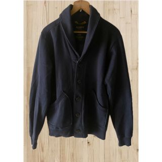 ALCOTT★カーディガン CARDIGAN ショールカラー メンズ Lサイズ(カーディガン)