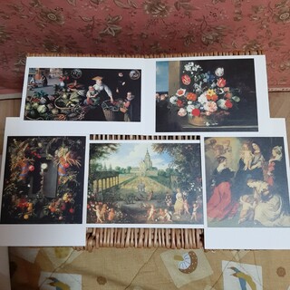 フランドル絵画展ポストカード五枚(写真/ポストカード)