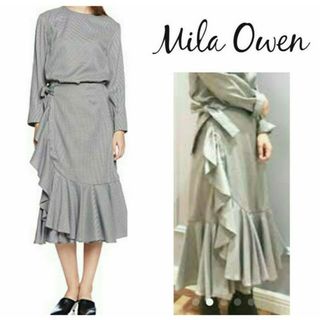 ミラオーウェン(Mila Owen)のMila Owen⭐️ラッフルラップスカート(ロングスカート)