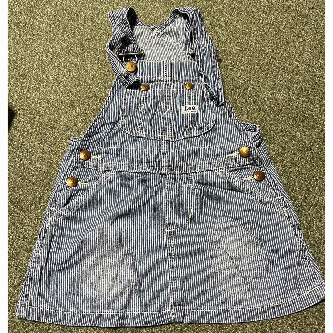 Lee(リー)のLEEオーバーオール キッズ/ベビー/マタニティのキッズ服女の子用(90cm~)(ワンピース)の商品写真