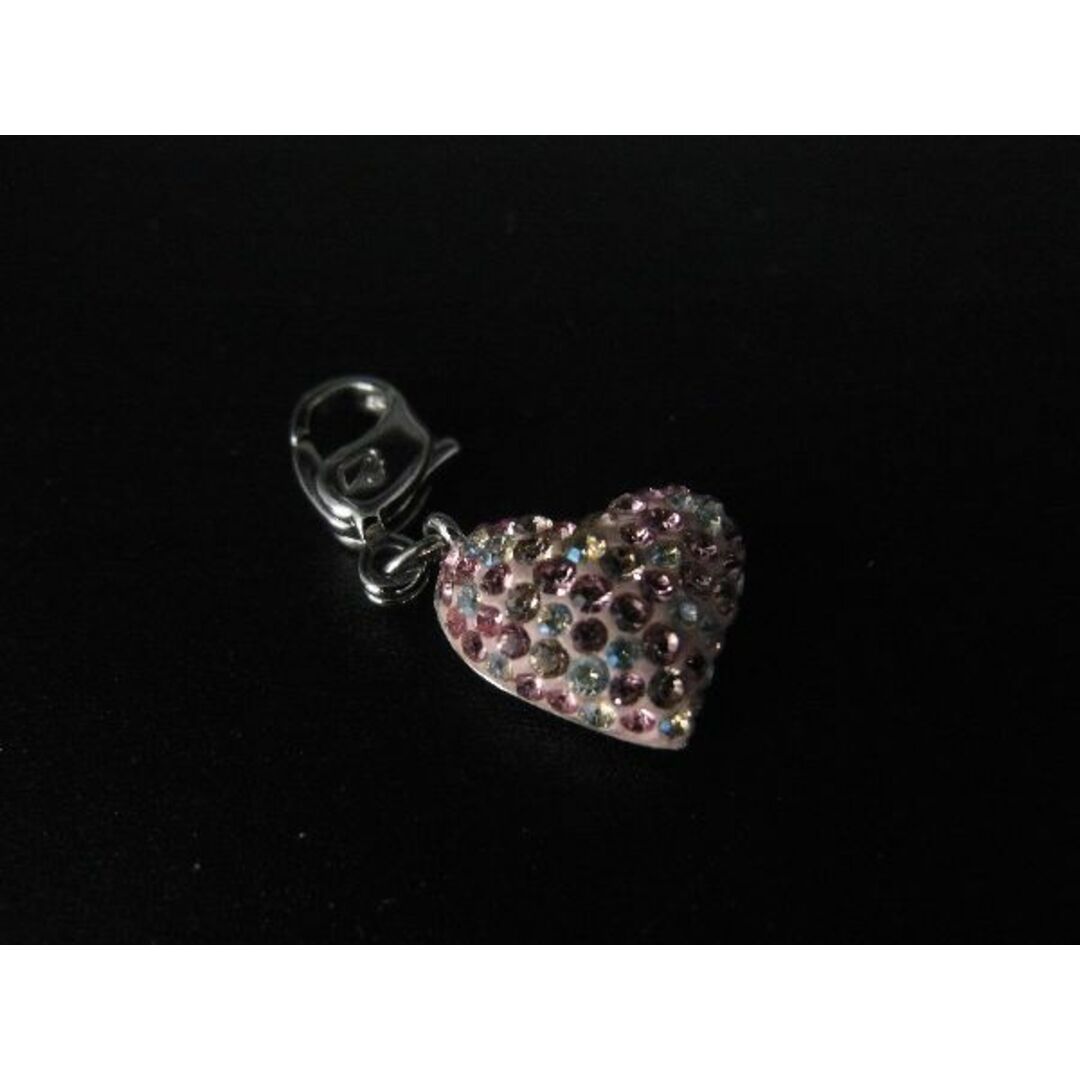 SWAROVSKI(スワロフスキー)の■美品■ SWAROVSKI スワロフスキー ハート チャーム アクセサリー レディース ピンク系 DD5831 レディースのアクセサリー(その他)の商品写真