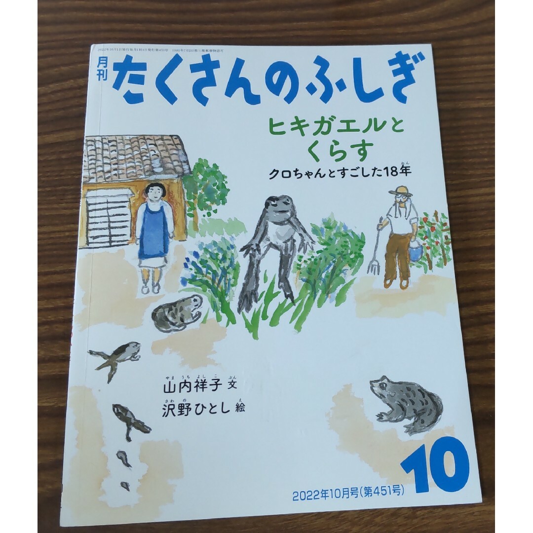 再値下げ★たくさんのふしぎ2022年10月号 ヒキガエルとくらす エンタメ/ホビーの雑誌(絵本/児童書)の商品写真