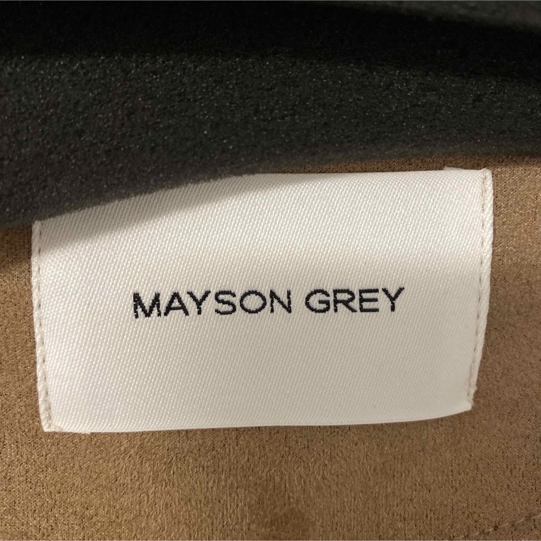 MAYSON GREY(メイソングレイ)の最終値下げ　未使用　MAYSON GREY  ミドル丈　ノーカラーコート レディースのジャケット/アウター(その他)の商品写真