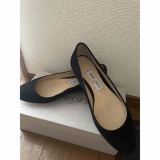 ジミーチュウ(JIMMY CHOO)の《値段交渉OK》ジミーチュウ　JimmyChoo フラットパンプス(ハイヒール/パンプス)