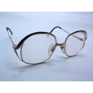 ディオール(Dior)のChristianDior クリスチャンディオール 2145 43 51□17 度入り メガネ 眼鏡 レディース メンズ　ゴールド系 DD8092(サングラス/メガネ)