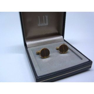 ダンヒル(Dunhill)の■美品■ dunhill ダンヒル カフス カフリンクス アクセサリー ビジネス 紳士 メンズ ゴールド系×シルバー系 DD8174(その他)