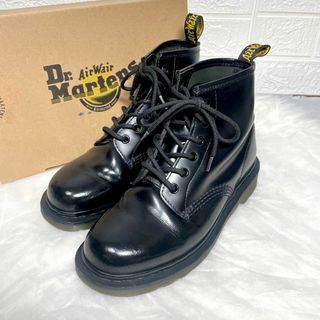 着用数回 Dr.Martens ブーツ Molly Gltr 6ホール 超厚底