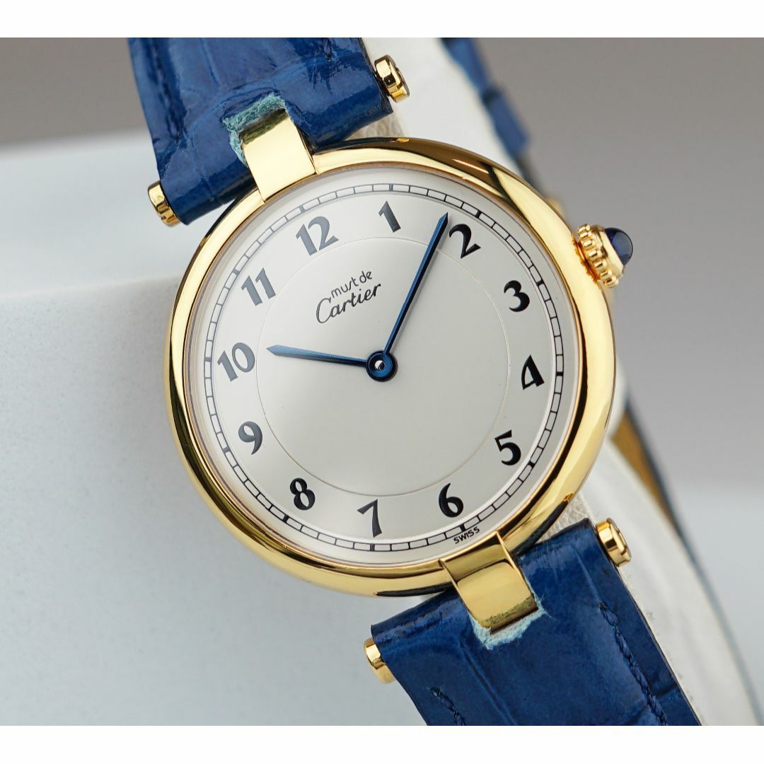 Cartier - 美品 カルティエ マスト ヴァンドーム アラビア LM Cartier