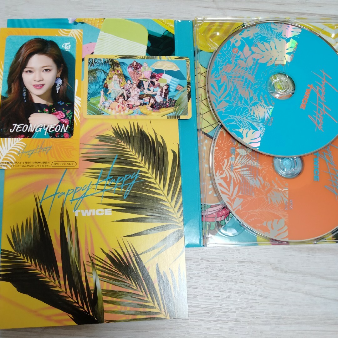 TWICE HAPPY HAPPY 初回限定盤A トレカ ジョンヨンステッカー エンタメ/ホビーのCD(K-POP/アジア)の商品写真