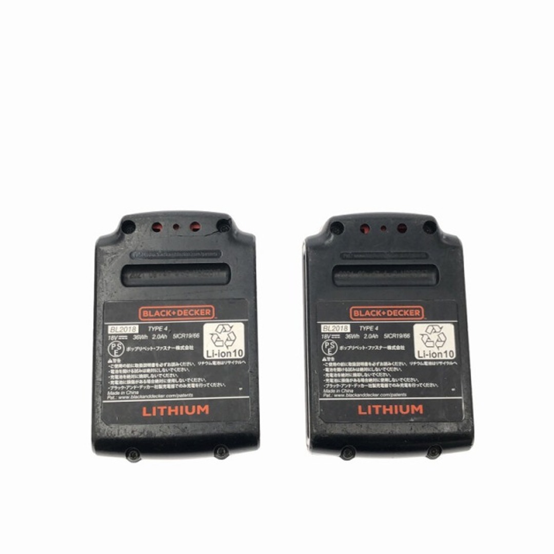 ☆中古品☆ BLACK+DECKER ブラックアンドデッカー 18V リチウム ☆中古品☆ BLACK+DECKER ブラックアンドデッカー 18V リチウム