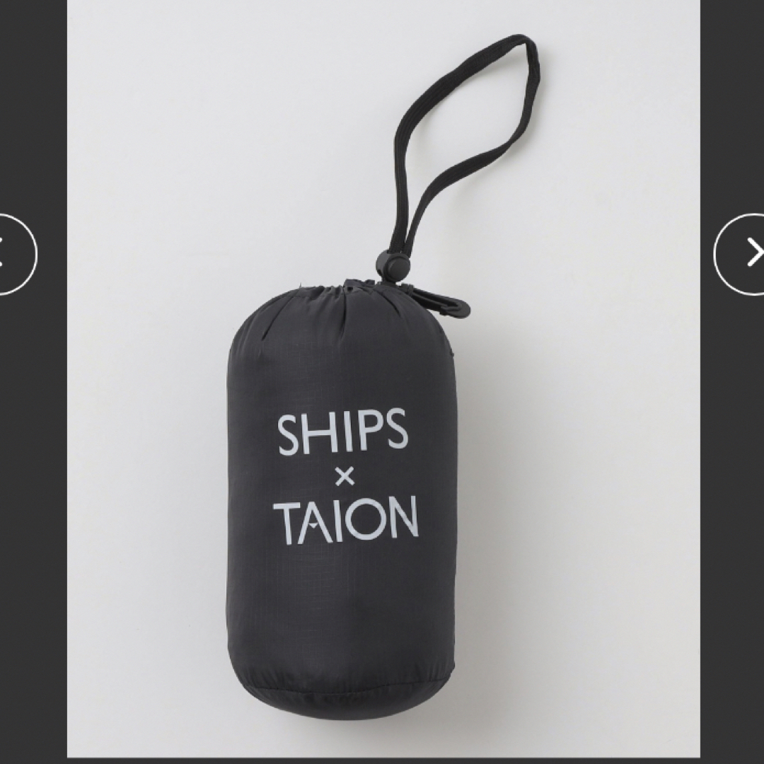 TAION(タイオン)の【専用】よも助2様　【SHIPS別注】TAION: ロゴワッペン ナイロン  メンズのジャケット/アウター(ダウンジャケット)の商品写真