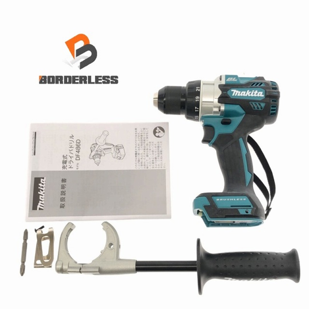 工具☆未使用品☆makita マキタ 18V 充電式ドライバドリル DF486DZ 本体のみ コードレス ドリルドライバー ドライバードリル 81660