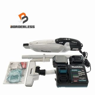 マキタ(Makita)の☆美品☆makita マキタ 40Vmax 充電式クリーナー CL002G バッテリー2個(BL4025) 充電器付き 電動 清掃 車内清掃 81664(工具)