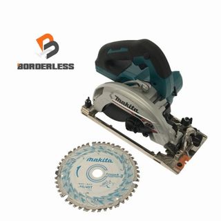 マキタ(Makita)の☆比較的綺麗です☆makita マキタ 18V 165mm 充電式マルノコ HS631D 青/ブルー 本体のみ 鮫肌チップソー付 コードレス 丸のこ 81722(工具)