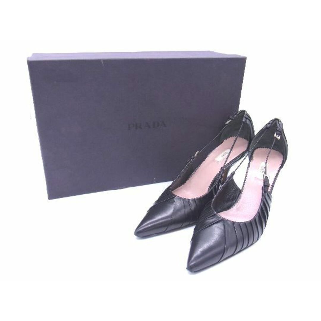 PRADA - PRADA プラダ レザー ヒール パンプス サイズ 36(約23cm) 靴