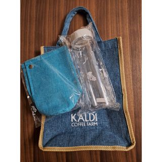 カルディ(KALDI)のカルディ KALDI  バッグ 水筒 クリアボトル マイボトル ボトルホルダー(ノベルティグッズ)