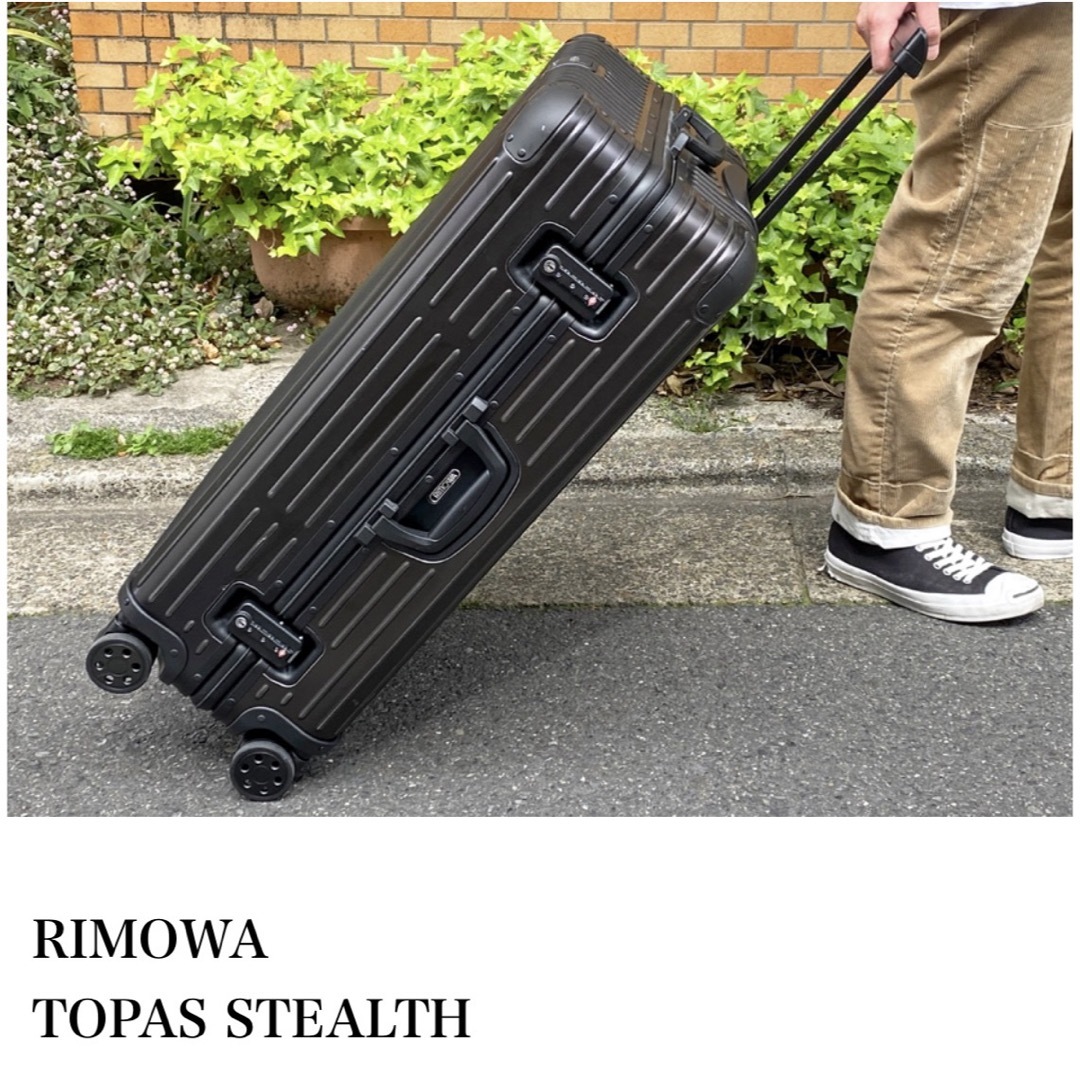 RIMOWA(リモワ)のRIMOWA Topas Stealth  98L メンズのバッグ(トラベルバッグ/スーツケース)の商品写真