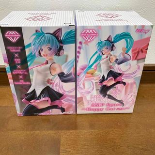 タイトー(TAITO)の初音ミク AMP figure〜Happy Cat ver.〜2体セット(フィギュア)