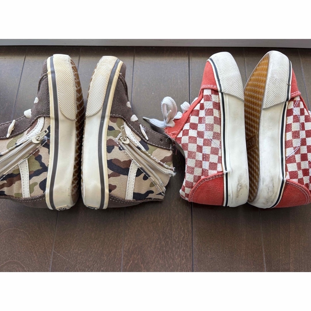 VANS(ヴァンズ)のベビーシューズ2足セット　vans andエフオーキッズ キッズ/ベビー/マタニティのベビー靴/シューズ(~14cm)(スニーカー)の商品写真