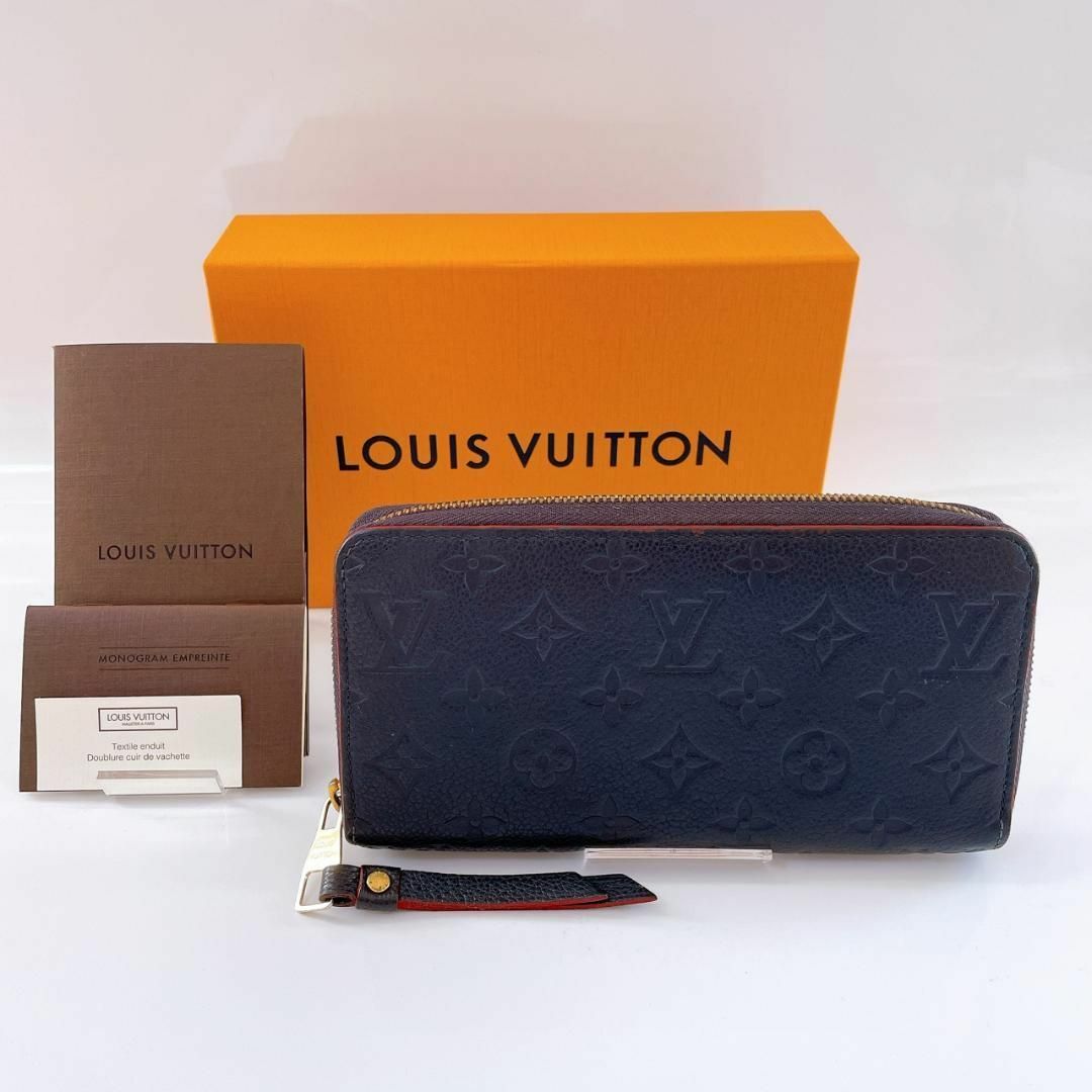 LOUIS VUITTON(ルイヴィトン)のルイヴィトン M62121 ジッピーウォレット マリーヌルージュ アンプラント メンズのファッション小物(長財布)の商品写真