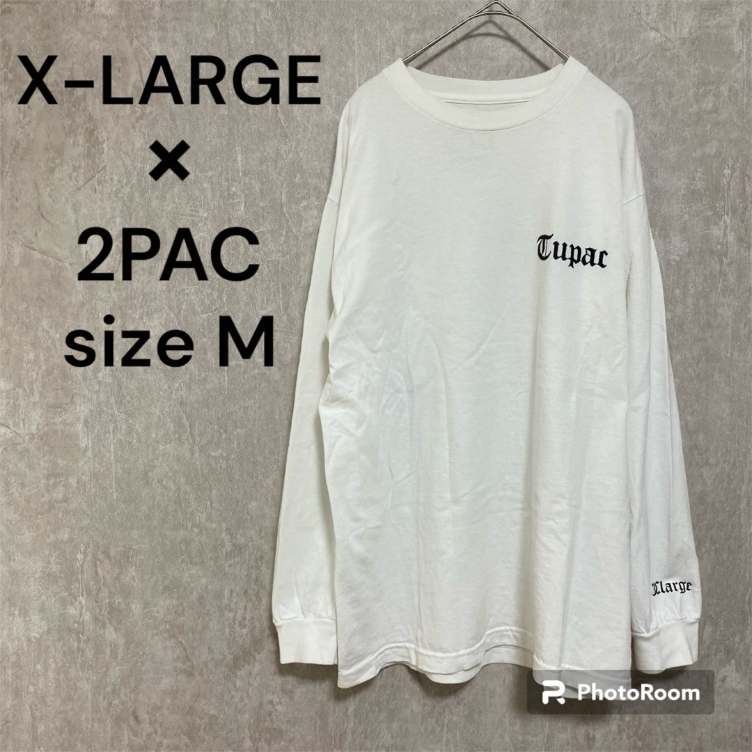 XLARGE(エクストララージ)のX-LARGE×2PAC コラボ ロングTシャツ M メンズのトップス(Tシャツ/カットソー(七分/長袖))の商品写真