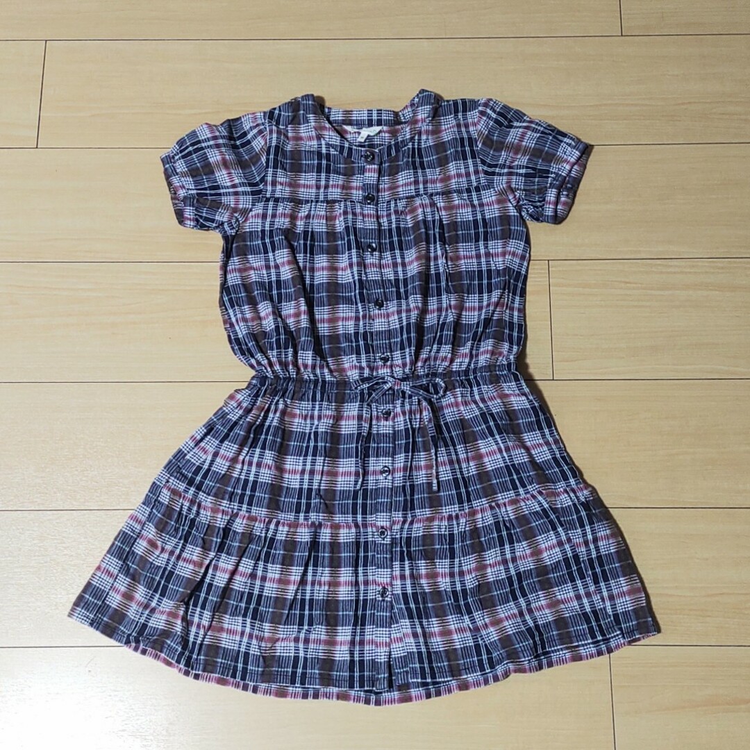 3can4on(サンカンシオン)の3can4onワンピース·140cm　lkkaチュニック·130cm キッズ/ベビー/マタニティのキッズ服女の子用(90cm~)(ワンピース)の商品写真