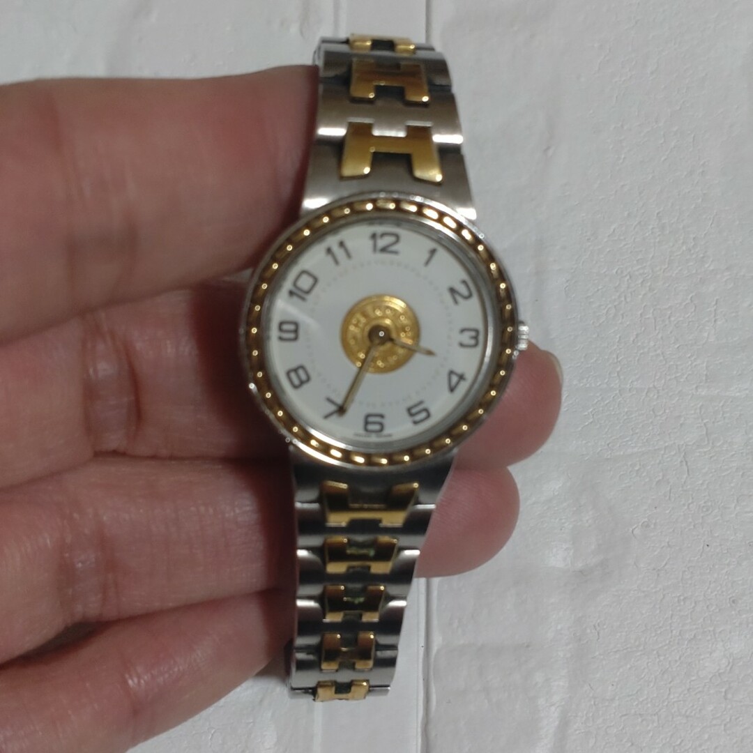 Hermes - 定価20万‼ HERMES エルメス セリエ 白文字盤 腕時計の+