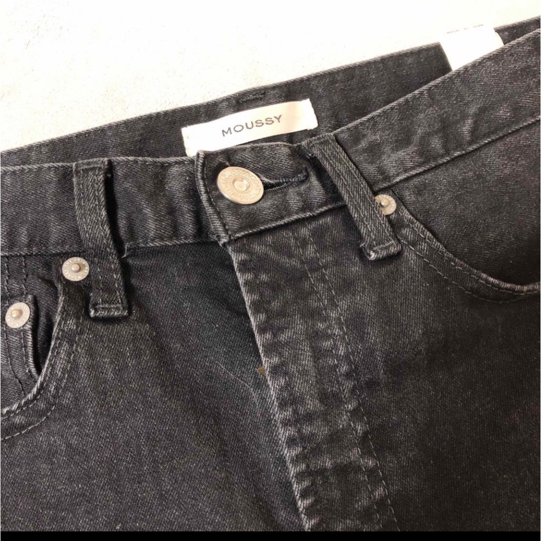 moussy(マウジー)のmoussy  HW Rebirth L / BLACK SKINNY マウジー レディースのパンツ(デニム/ジーンズ)の商品写真